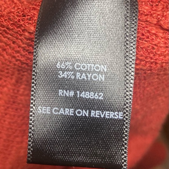 Torrid Women's Sweater Plus Size 0 Orange Keyhole Knit Lightweight Top - Picture 5 of 7